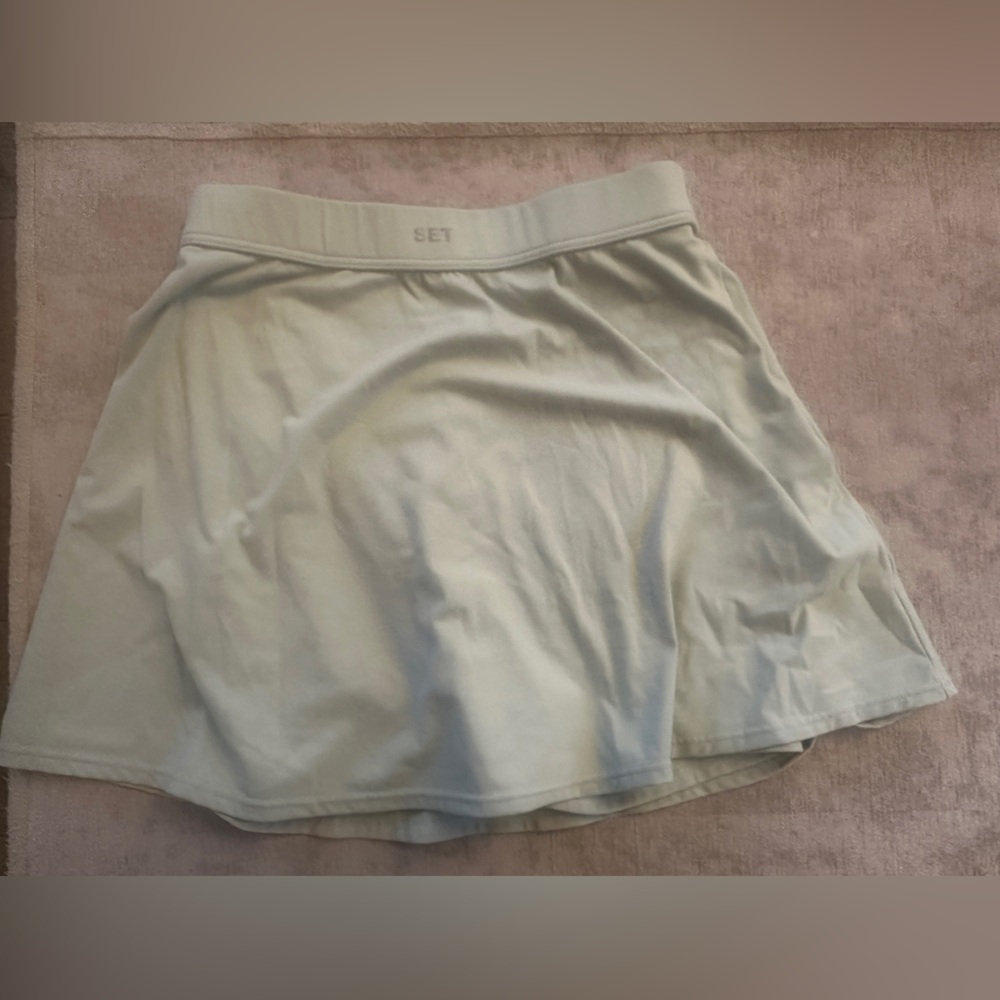 Set Active mint green mini skirt sportbody